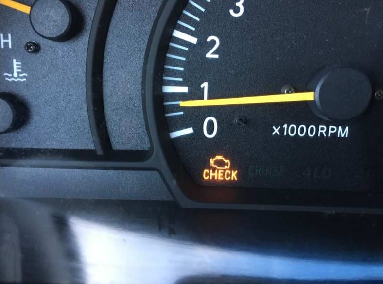 Symptoms of the Buick check engine light