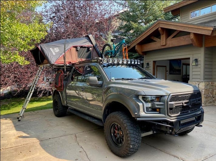 What features make the F150 ideal for Overlanding