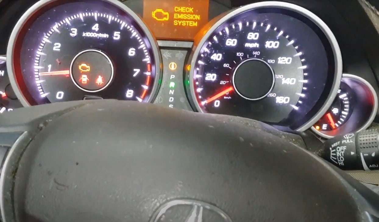 Acura Check Engine Light Flashing