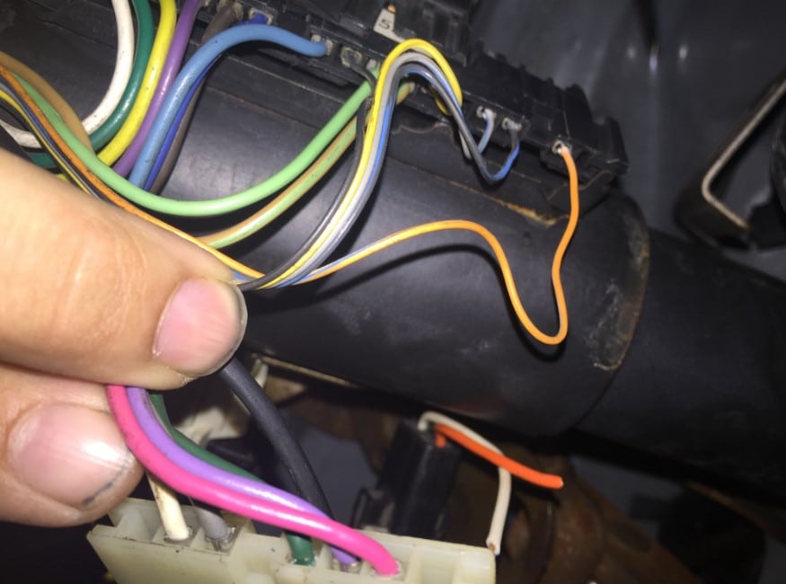 ignition switch gm steering column wiring color codes